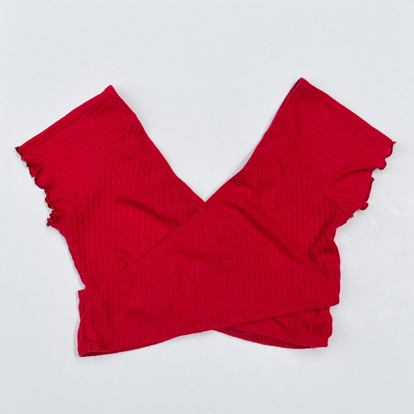Red Crop Top - Picture 2 of 4